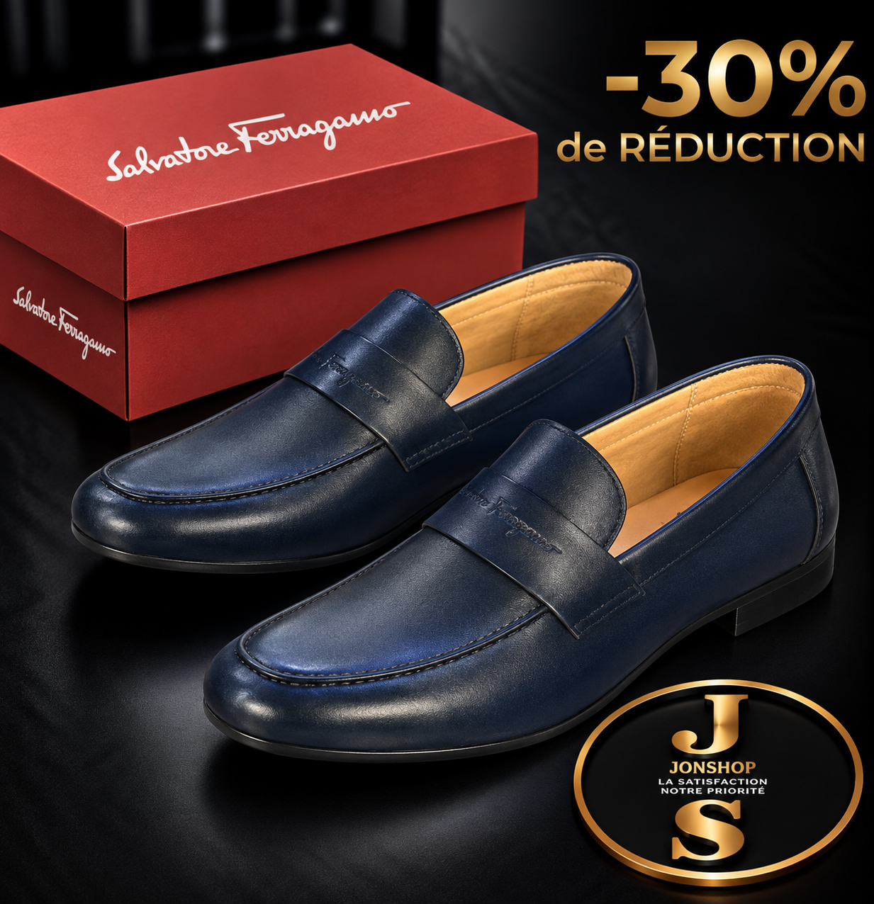 Photo supplémentaire de Mocassin Salvatore Ferragamo – Marron