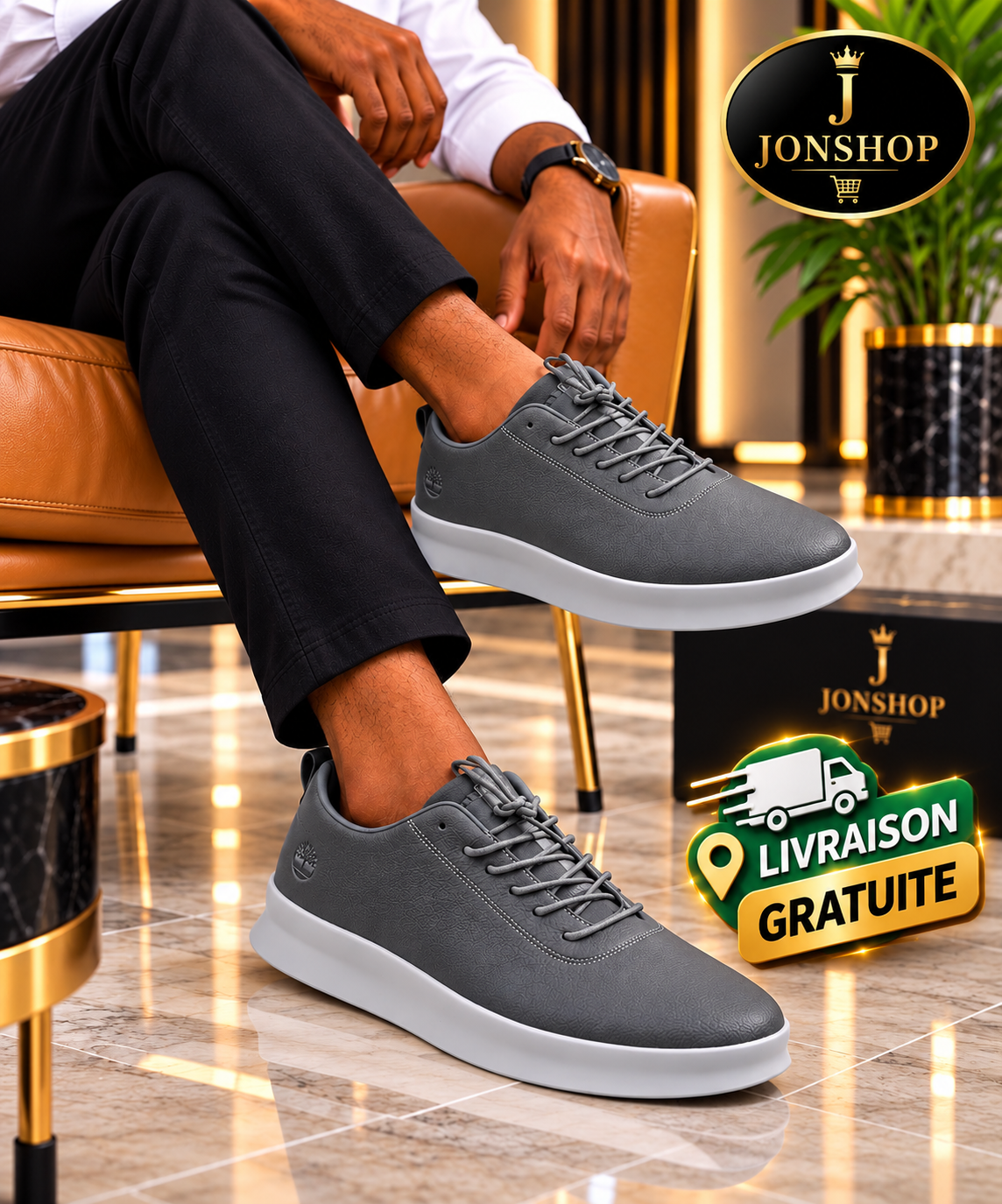 Photo supplémentaire de Timberland Sneaker Cuir Minimaliste