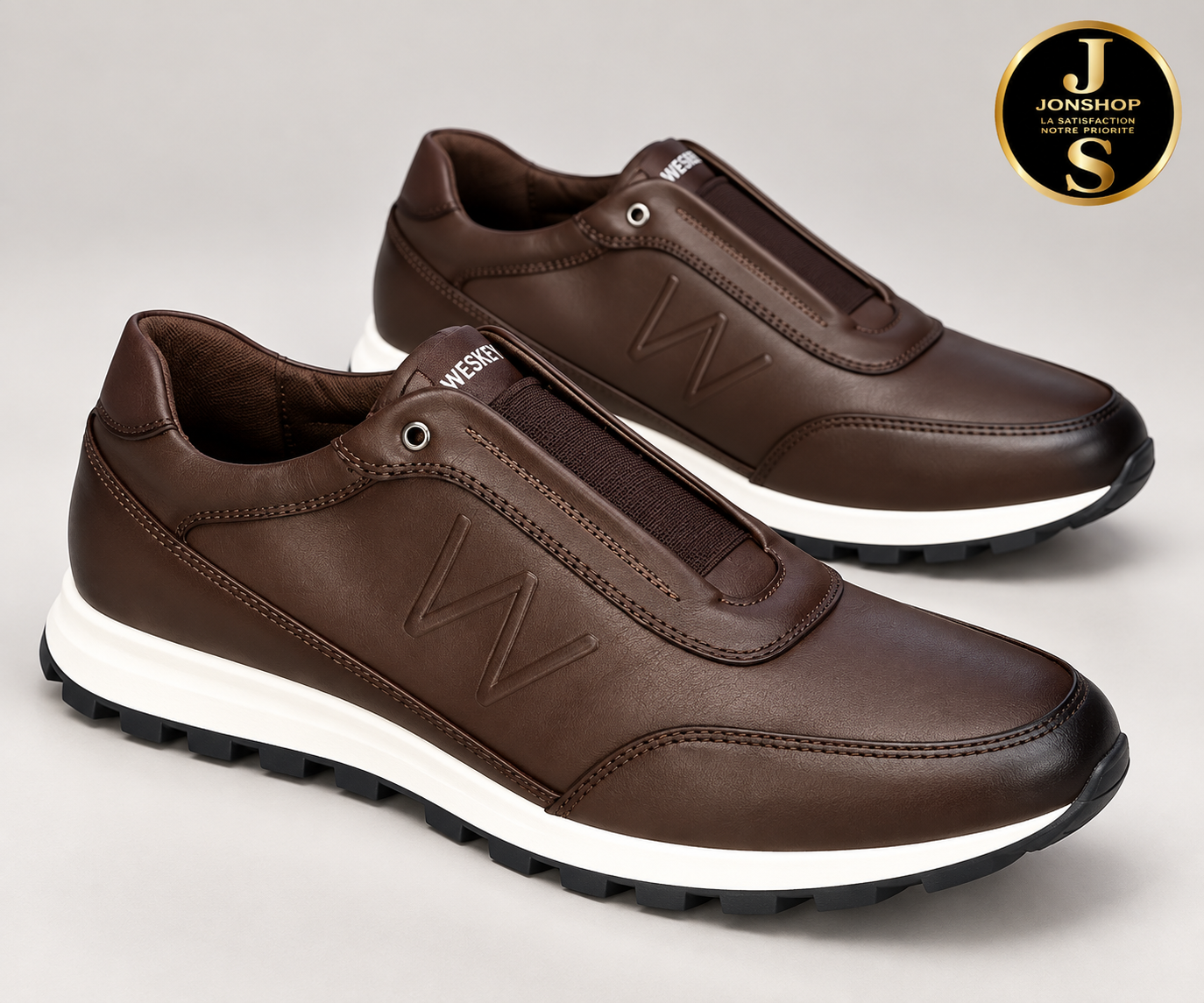 Photo supplémentaire de Sneaker Cuir Enfilable Premium