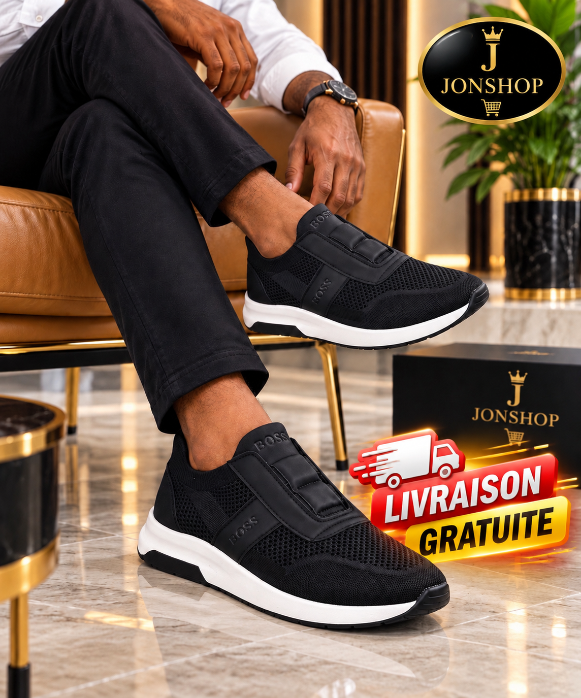 Boss Slip-On Maille — chaussure JON Express Shop