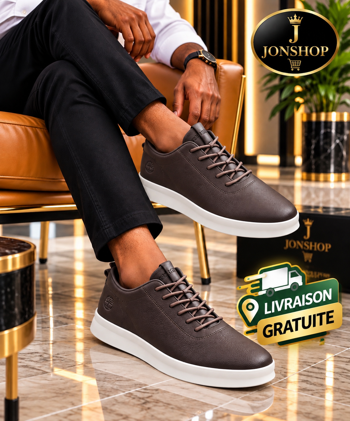 Photo supplémentaire de Timberland Sneaker Cuir Minimaliste