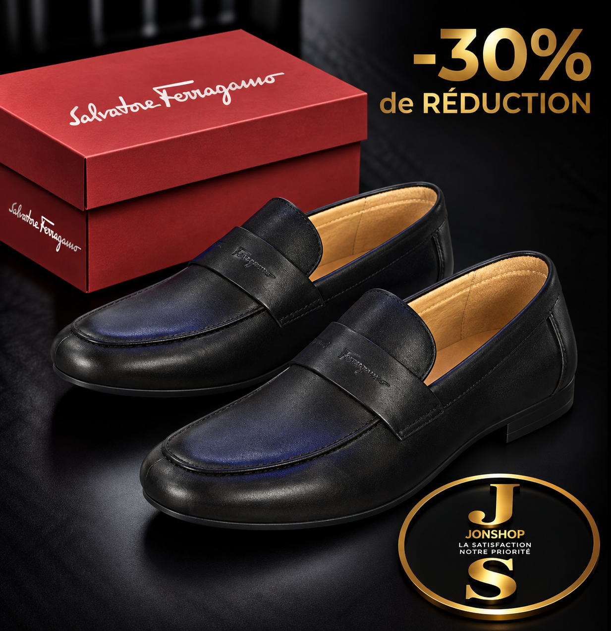 Photo supplémentaire de Mocassin Salvatore Ferragamo – Marron