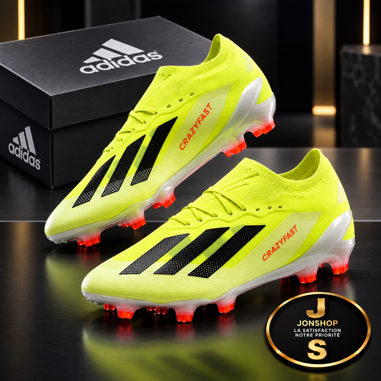 Adidas Crazyfast — Chaussures de football — en vente au Sénégal chez JON Express Shop