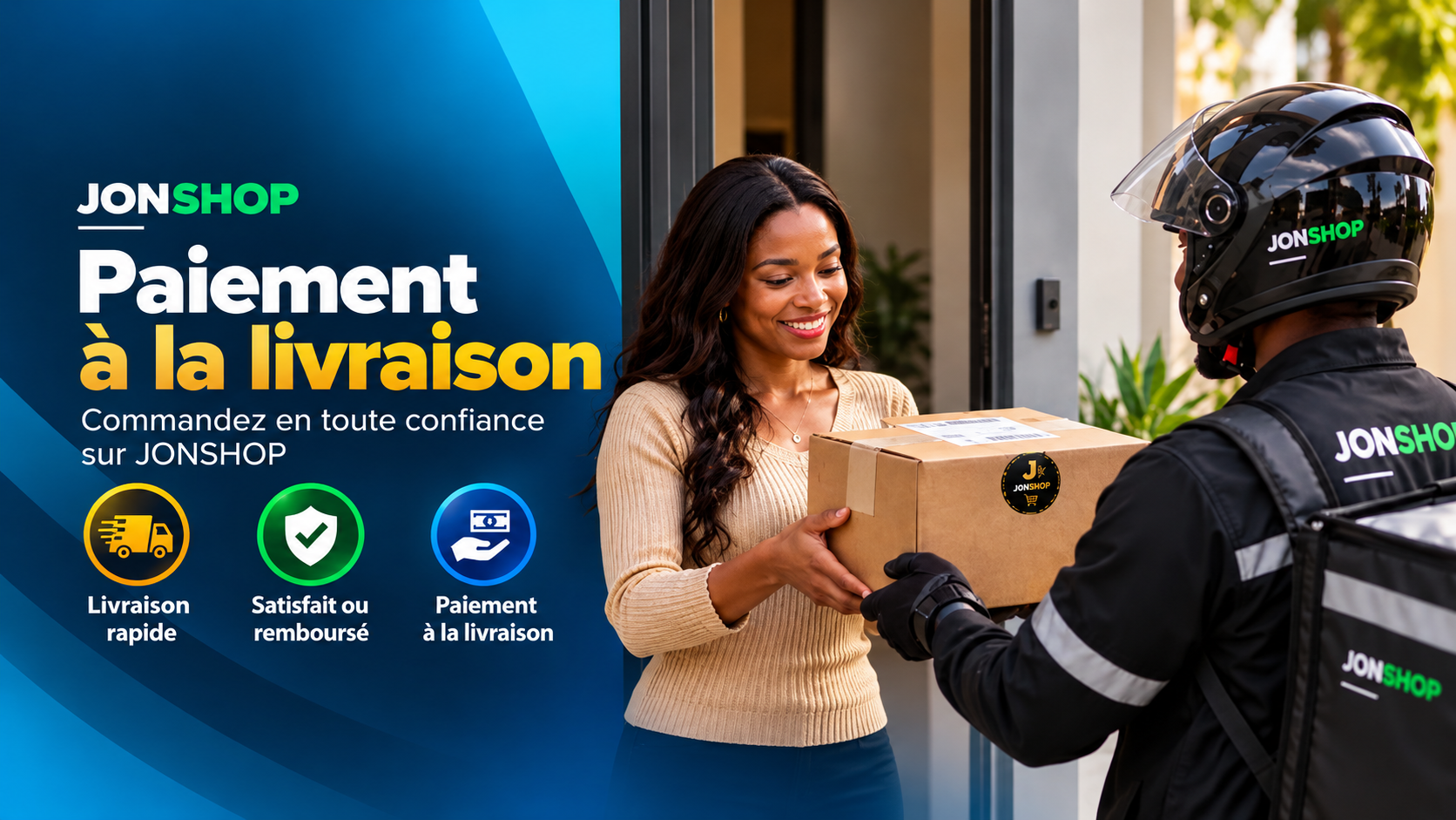 JONSHOP — Paiement à la livraison, livraison rapide, satisfait ou remboursé.