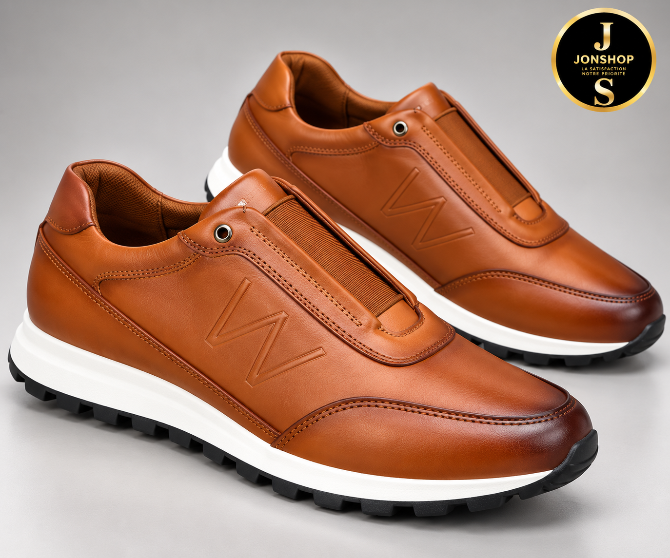 Photo supplémentaire de Sneaker Cuir Enfilable Premium
